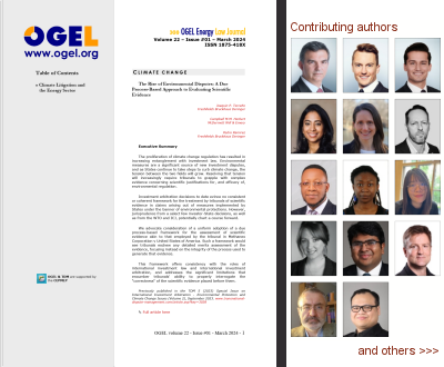 OGEL 1 (2024) - Climate Litigation and the Energy Sector