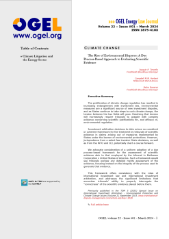 OGEL 1 (2024 - Climate Litigation and the Energy Sector
